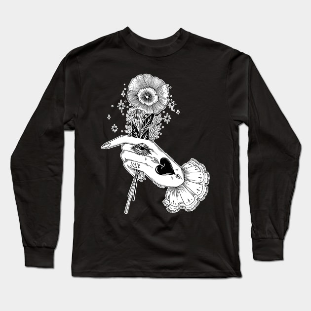 a Kind Flower Long Sleeve T-Shirt by lOll3